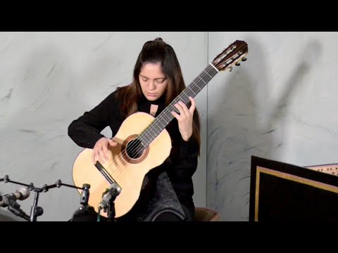 Julia Villarroel, Performing "Saudade No. 3" By Roland Dyens 